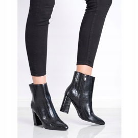 Goodin Bottes à imprimé serpent Spitz le noir 2