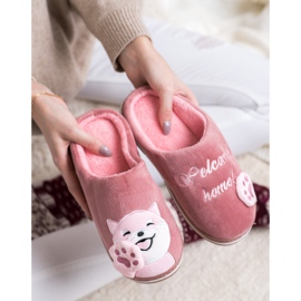 Bona Pantoufles Welcome Home rose 1 Bona Pantoufles Welcome Home rose 1