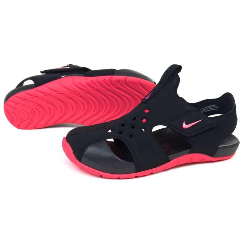 Sandales Nike Sunray Protect 2 (PS) Jr 943826-003 noir rose 1