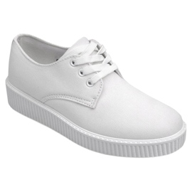 Bottes Creepers Sur Plateforme BK-15 Blanche 1