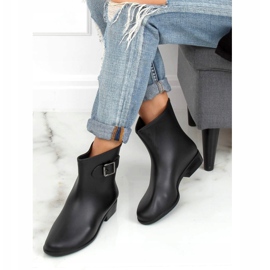 Bottines à boucle noir D32 Black 3