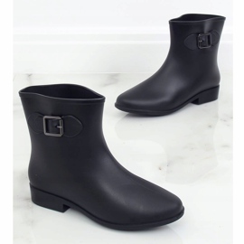 Bottines à boucle noir D32 Black 1