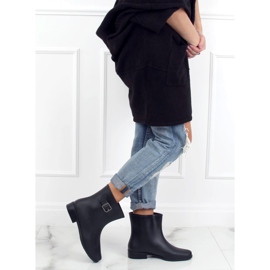 Bottines à boucle noir D32 Black 2