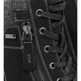 Bottes en bois noir pour femme 4058 Noir le noir 1