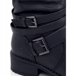 Bottes cavalières femme noires 7501 Noir 1