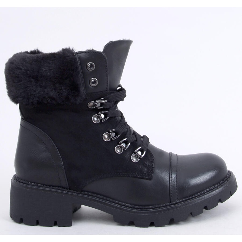 Noir Bottines à lacets 4063 Noir le noir 1