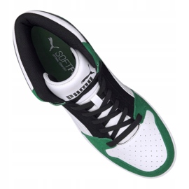 Puma Rebound LayUp Sd M 370219-05 blanc noir vert 2