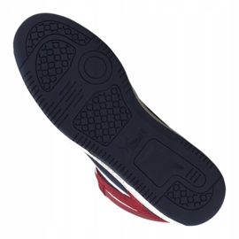 Puma Rebound LayUp Sd M 370219-04 blanche le noir rouge multicolore 3