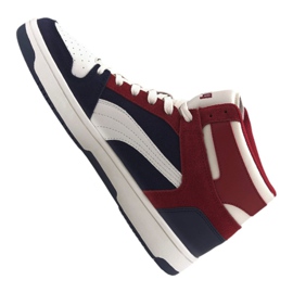 Puma Rebound LayUp Sd M 370219-04 blanche le noir rouge multicolore 4