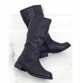 Bottes noires, noires, 1090-PG Noir 1
