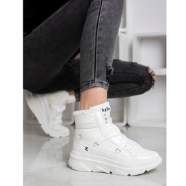 Kylie Trappeurs à la mode blanche 2