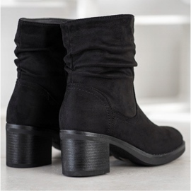 Super Mode Bottes décontractées confortables noir 1