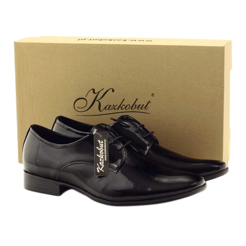 Chaussures classiques pour hommes Kazkobut 2620 noir le noir 4