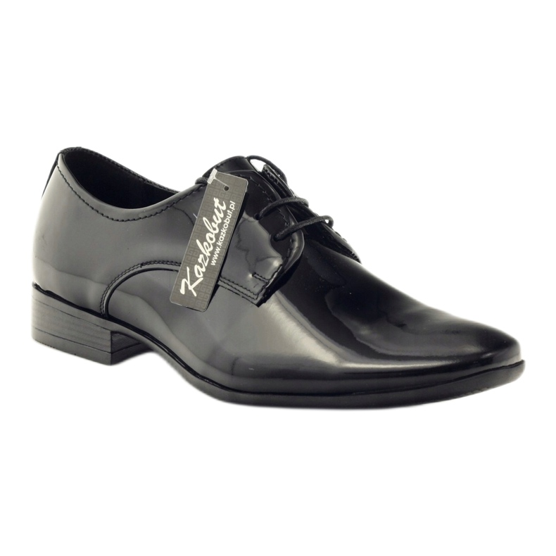 Chaussures classiques pour hommes Kazkobut 2620 noir le noir 1