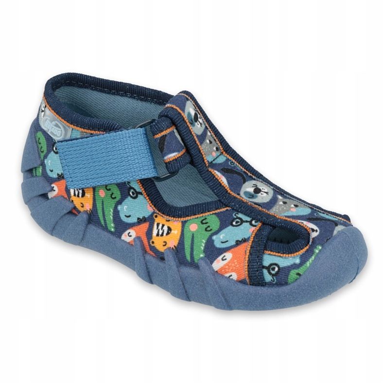 Chaussures enfant Befado 190P101 bleu marine bleu multicolore vert 1
