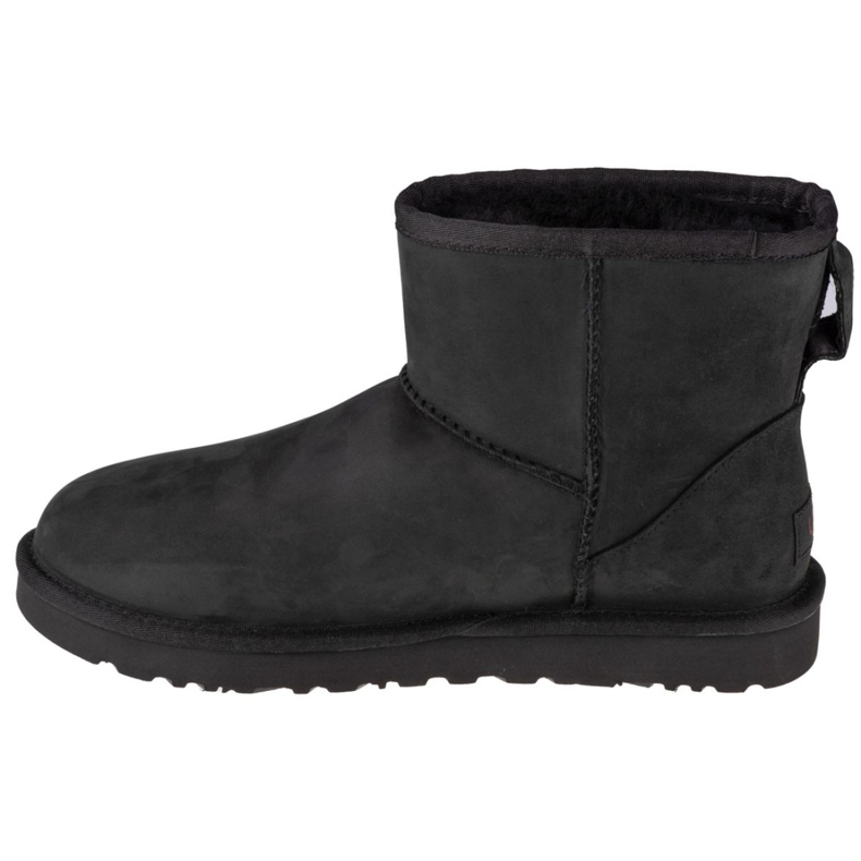 Bottes Ugg W Classic Mini Cuir W 1016558-BLK noir 1