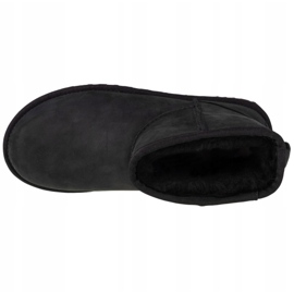 Bottes Ugg W Classic Mini Cuir W 1016558-BLK noir 2