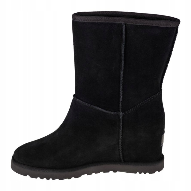 Bottes Ugg W Classic Femme Short W 1104611-BLK le noir 1
