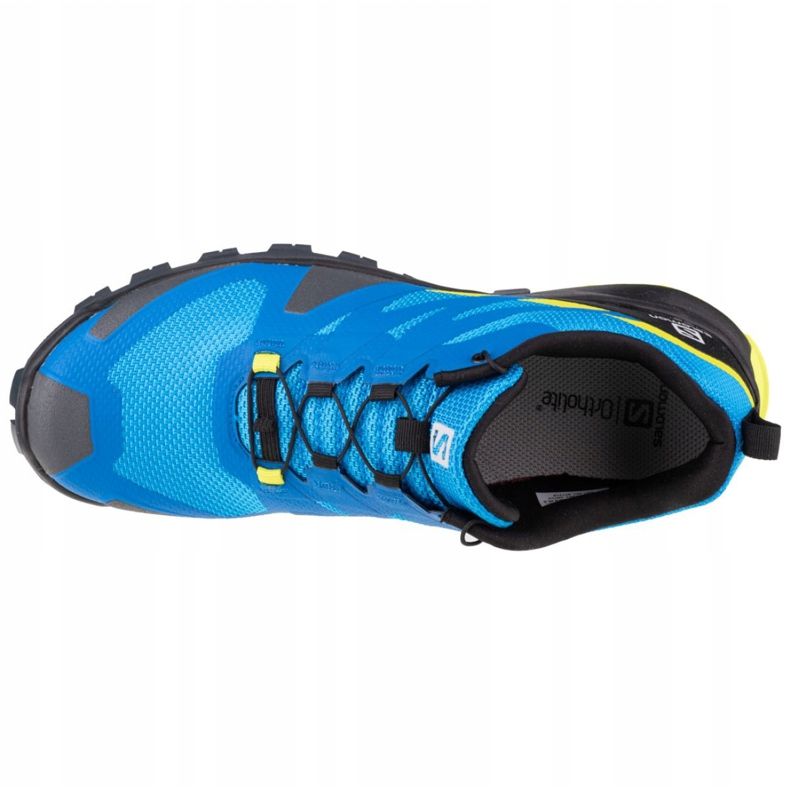 Chaussures Salomon Xa Rogg M 411218 bleu jaune 2