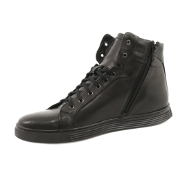 Baskets cuir homme KENT noir Chris 1
