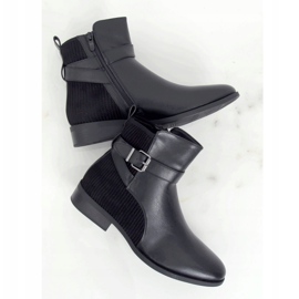Bottines femme noires 1058 Noir 1