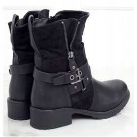 Bottes noires pour femmes noires 8056 Noir 1