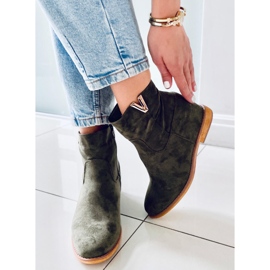 Vert ZT1013 Bottes vertes sur un coin caché 4