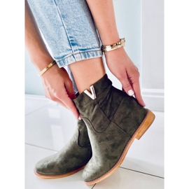 Vert ZT1013 Bottes vertes sur un coin caché 3