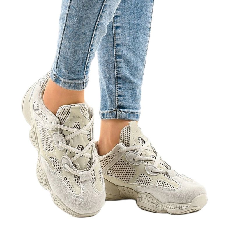 Baskets beiges MS521-8 2