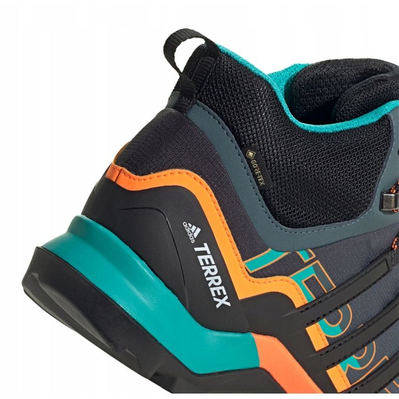 Chaussures Adidas Terrex Swift R2 Mid Gtx M FV6840 le noir orange gris vert 2