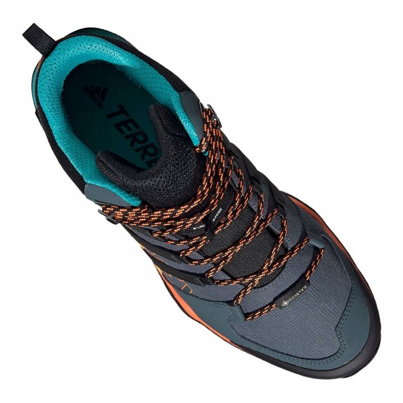 Chaussures Adidas Terrex Swift R2 Mid Gtx M FV6840 noir orange gris vert 3