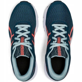 Chaussures de course Asics Patriot 12 Gs Jr 1014A139 400 bleu marine 1