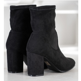 SDS Bottes à enfiler à la mode le noir 2