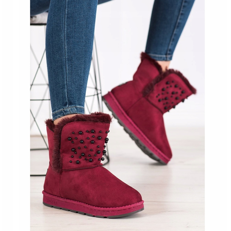 Bona Mukluki avec des perles rouge 2