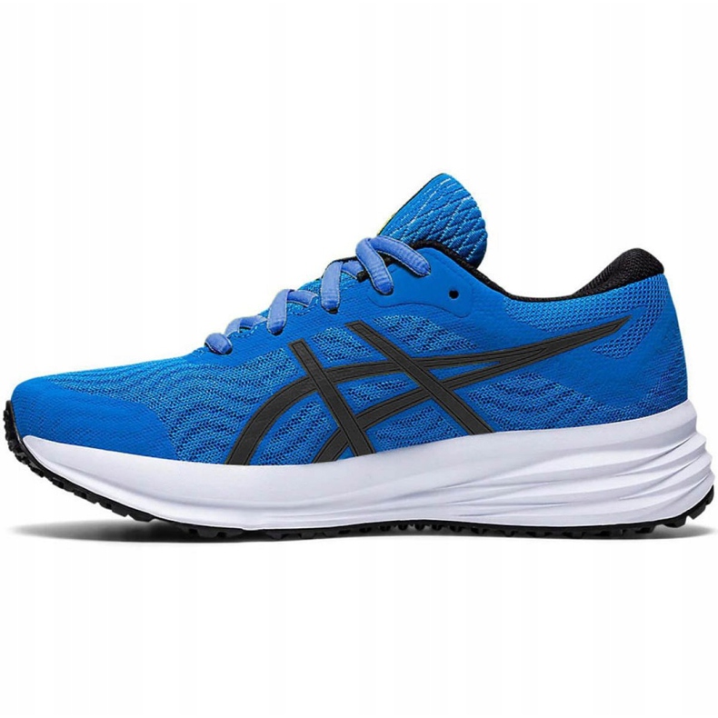 Chaussures de course Asics Patriot 12 Gs Jr 1014A139 401 noir bleu 2