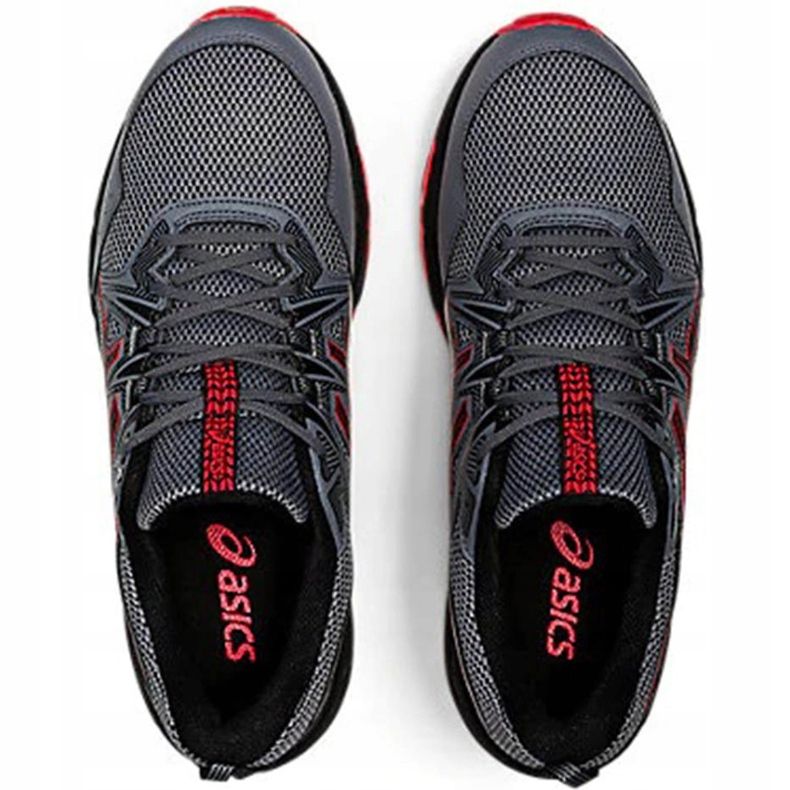 Chaussures de course Asics Gel Venture 8 pour hommes gris-rouge 1011A824 020 1