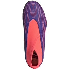 Chaussures de football Adidas Nemeziz.3 Ll Tf Jr EH0584 orange, violet, rose violet 1