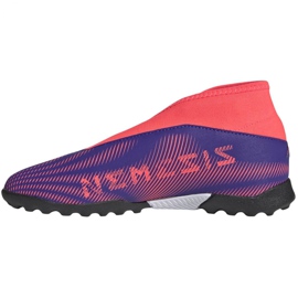 Chaussures de football Adidas Nemeziz.3 Ll Tf Jr EH0584 orange, violet, rose violet 2
