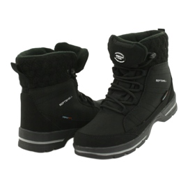 Bottes de neige softshell avec membrane American Club SN02 / 20 noir 3