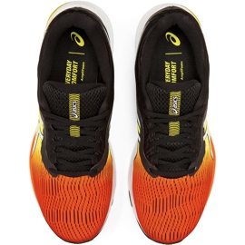Chaussures de course pour hommes Asics Gel Pulse 11 noir et orange 1011A550 800 multicolore 1