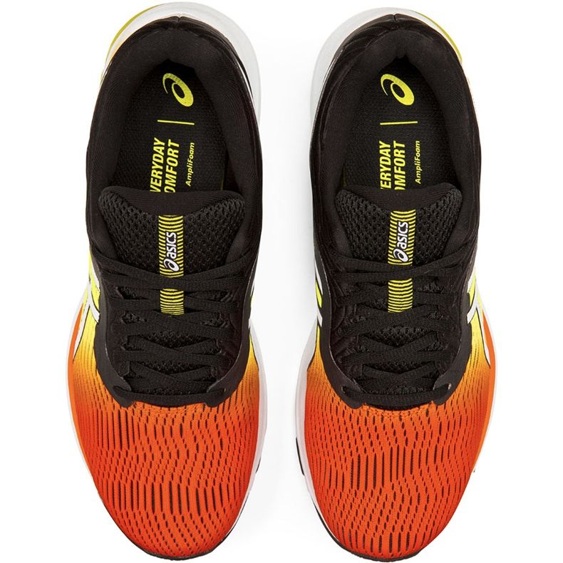 Chaussures de course pour hommes Asics Gel Pulse 11 noir et orange 1011A550 800 multicolore 1