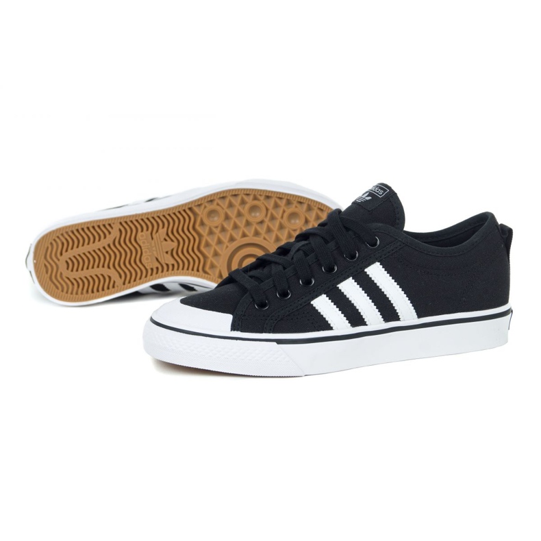 Chaussures Adidas Nizza Jr EF5155 noir 1