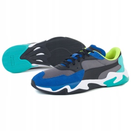 Chaussures Puma Storm Origin M 369770 01 bleu gris multicolore 1