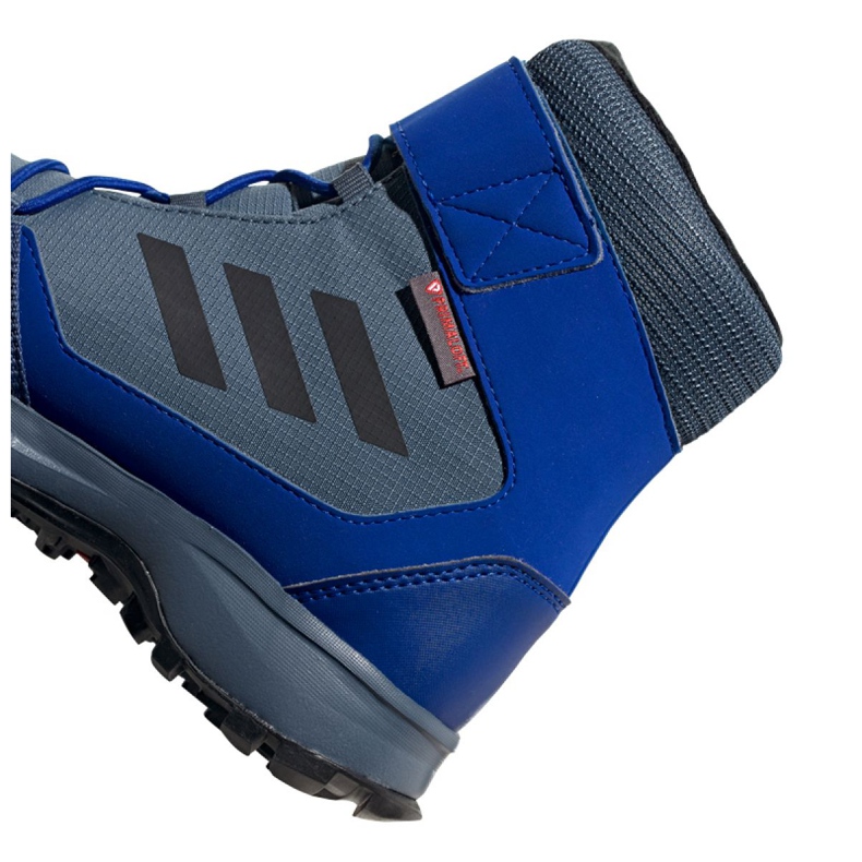 Chaussures Adidas Terrex Snow Cf Cp Cw Jr G26579 le noir bleu gris 2