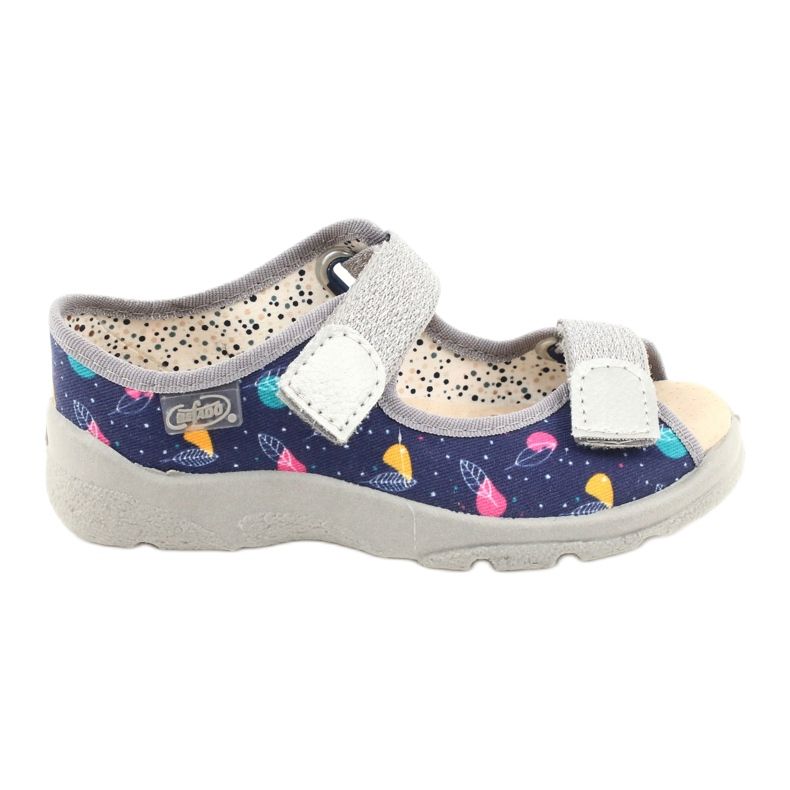 Chaussures enfant Befado 869X144 bleu argent gris 1 Chaussures enfant Befado 869X144 bleu argent gris 1