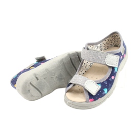 Chaussures enfant Befado 869X144 bleu argent gris 4 Chaussures enfant Befado 869X144 bleu argent gris 4