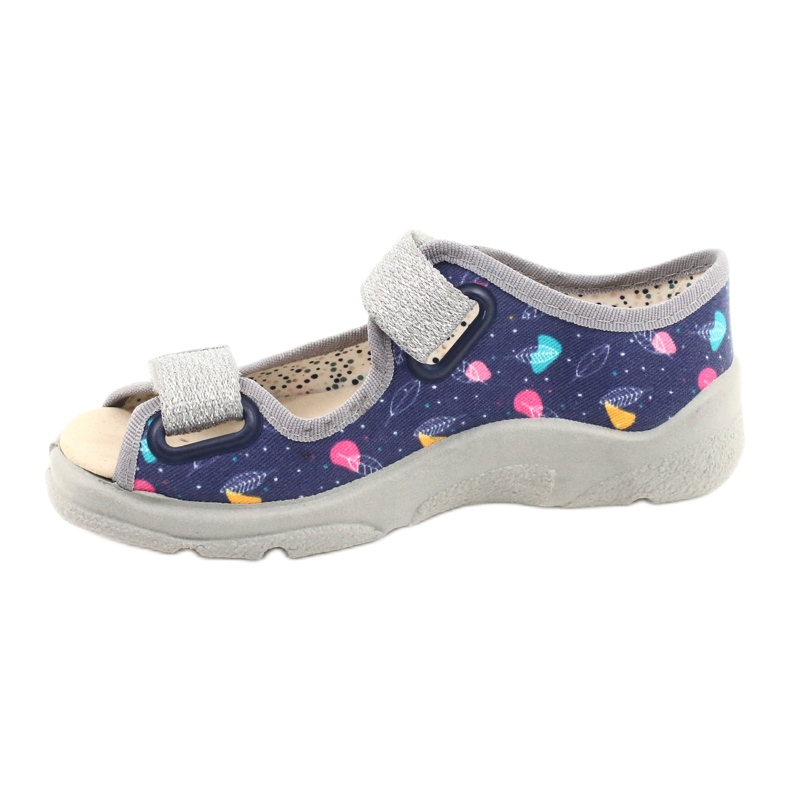 Chaussures enfant Befado 869X144 bleu argent gris 2 Chaussures enfant Befado 869X144 bleu argent gris 2