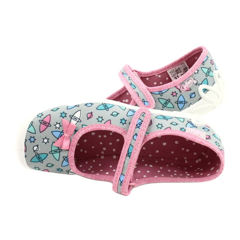 Chaussures pour enfants Befado 114Y409 bleu rose gris 5