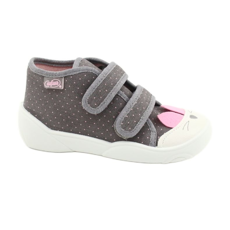 Chaussures enfant Befado 212P059 rose gris 1