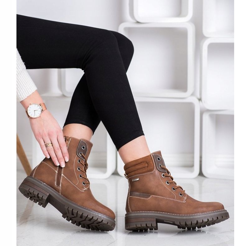 Super Mode Trappeurs confortables brun 2